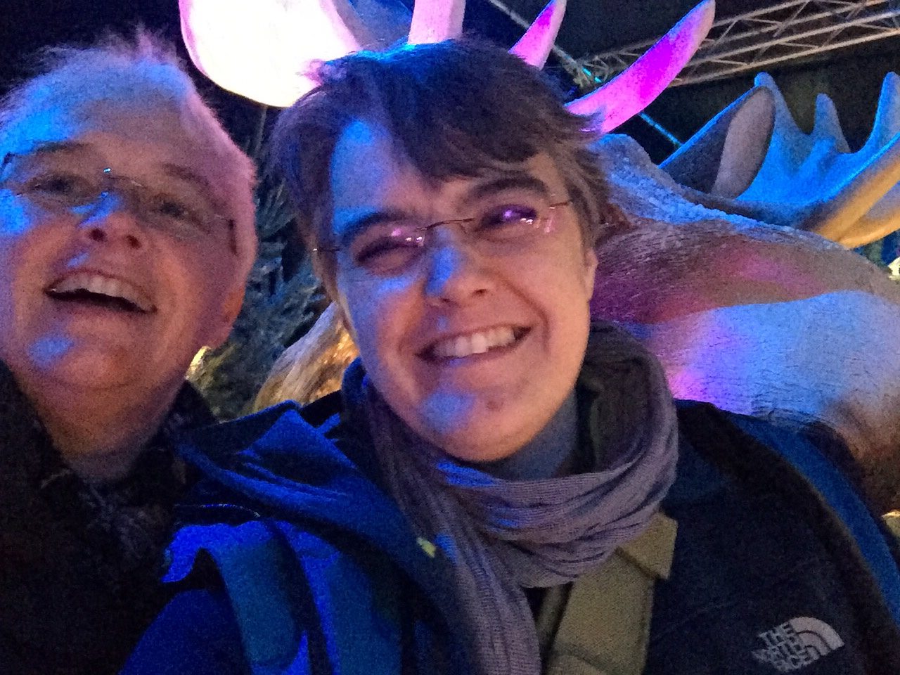 selfie of my mother and I